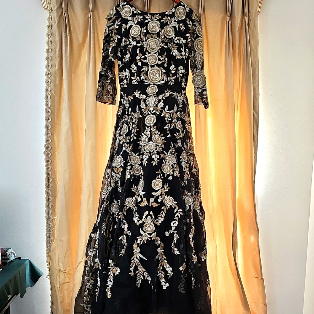 Marchesa Long Evening Ballroom Dress
